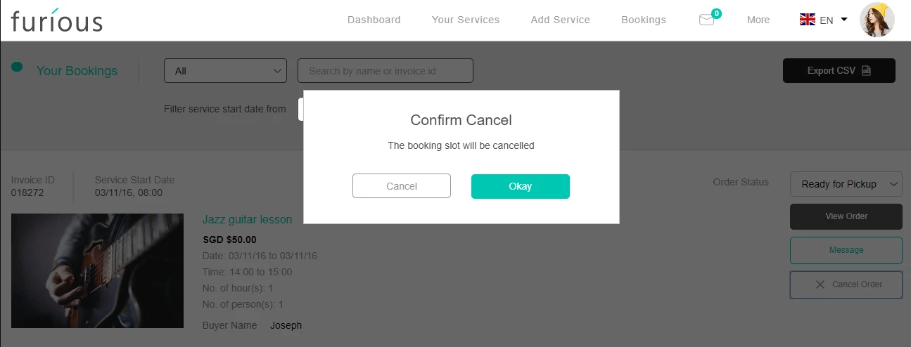 Cancellation Function